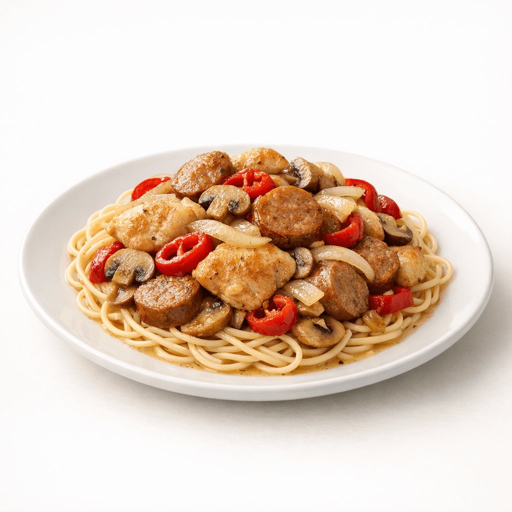 Chicken and Sausage Scarpariello